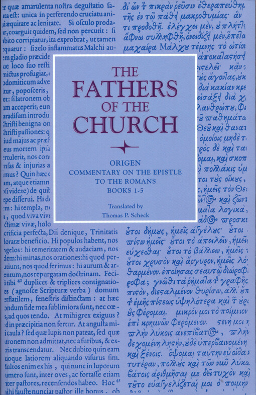 Commentary on the Epistle to the Romans. Books 1-5