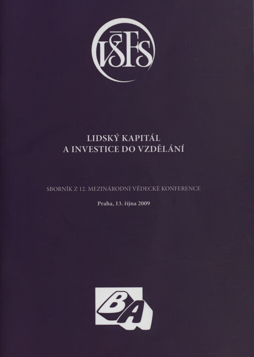 Lidský kapitál a investice do vzdělání 