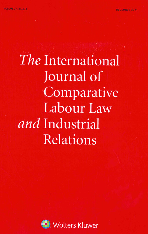 The International journal of comparative labour law and industrial relations