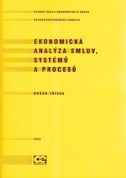 Ekonomická analýza smluv, systémů a procesů