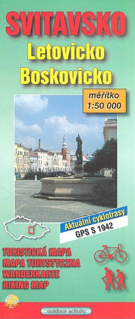 Svitavsko Letovicko, Boskovicko : turistická mapa 1:50 000 : nejnovější cyklotrasy