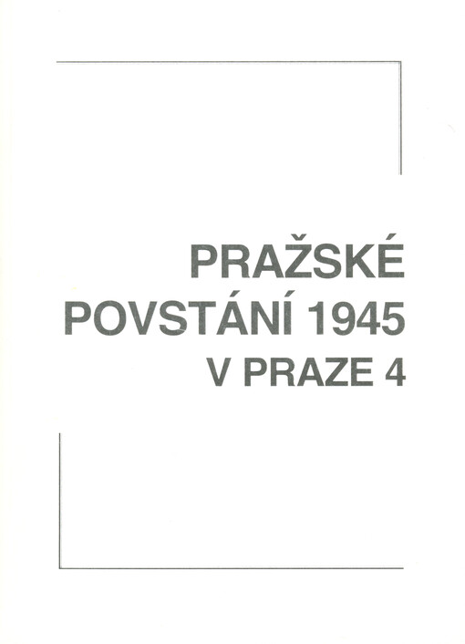 Pražské povstání 1945 v Praze 4