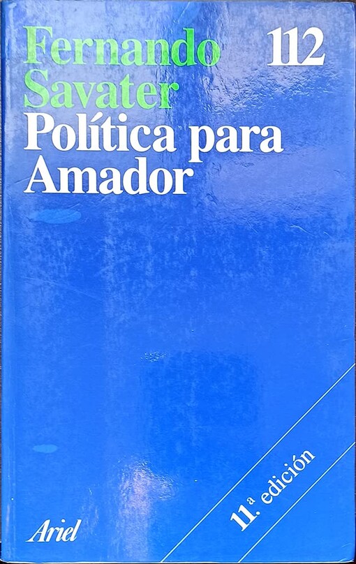 Politica para Amador (Ariel) (Spanish Edition)