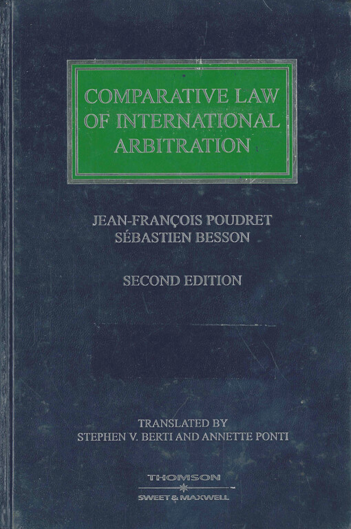 Comparative law of international arbitration
