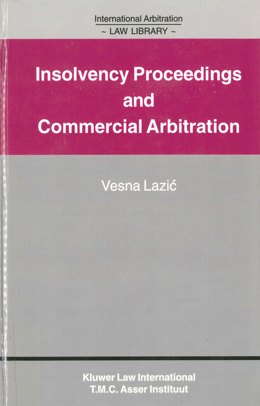 Insolvency proceedings and commercial arbitration