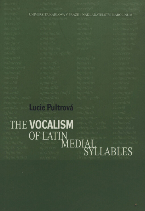vocalism of Latin medial syllables