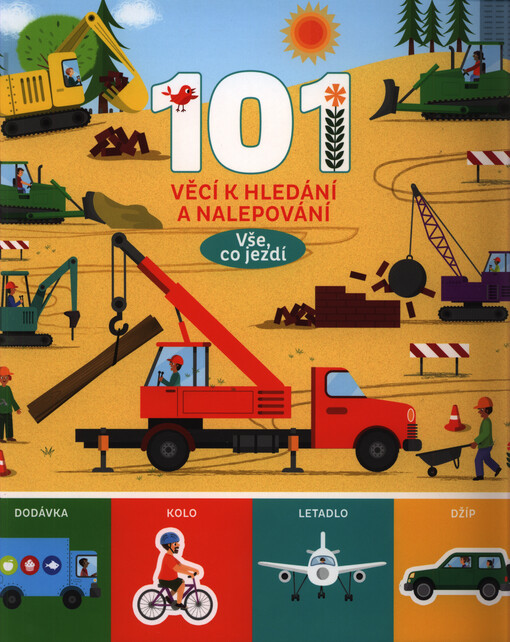 101 věcí k hledání a nalepování. Vše, co jezdí