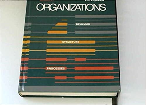 Organizations : behavior, structure, processes
