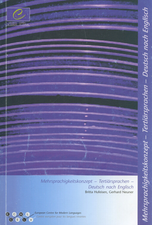 Mehrsprachigkeitskonzept - Tertiärsprachenlernen - Deutsch nach Englisch