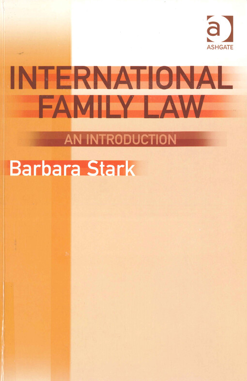 International family law : an introduction