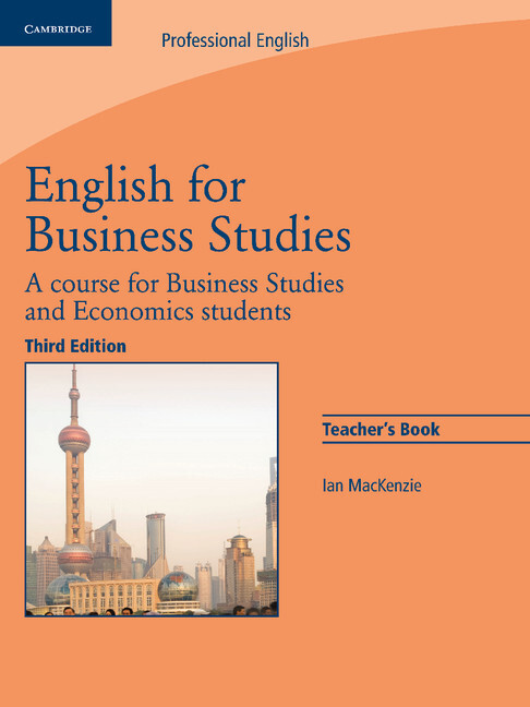 English for Business Studies 3rd Edition Teacher´s Book - Mackenzie, Ian