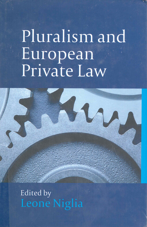 Pluralism and European private law