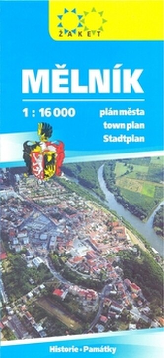 Mělník plán města