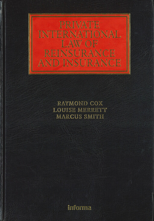 Private international law of reinsurance and insurance