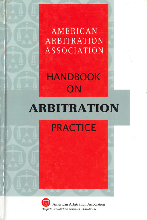 Handbook on arbitration practice