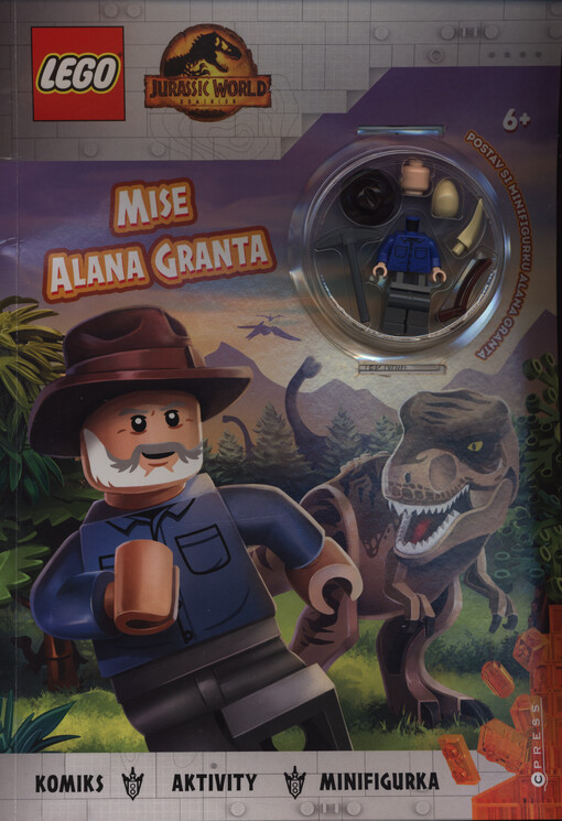 LEGO Jurassic world : komiks, aktivity, minigifurka. Mise Alana Granta