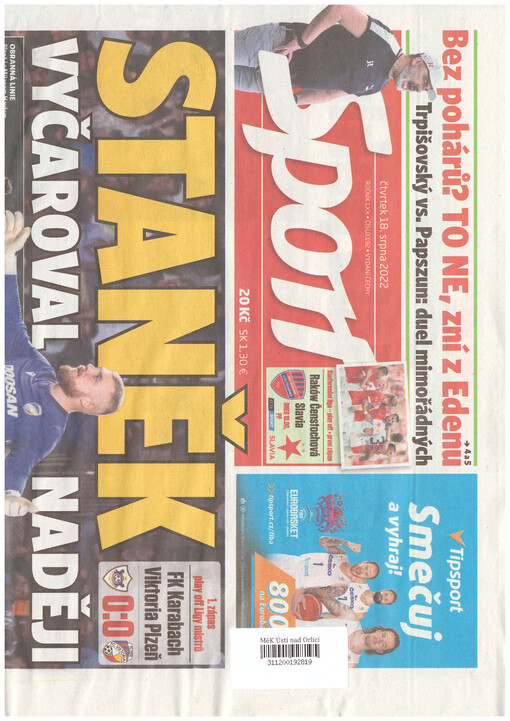 Sport. [Praha - druhé vydání - hlavní]