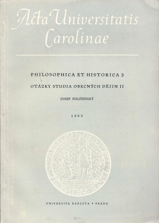 Otázky studia obecných dějin