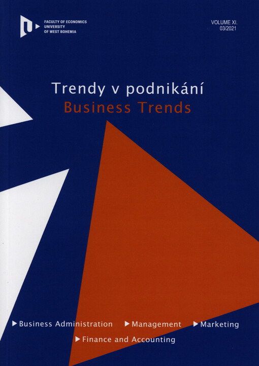 Trendy v podnikání = Business trends : vědecký časopis Fakulty ekonomické ZČU v Plzni
