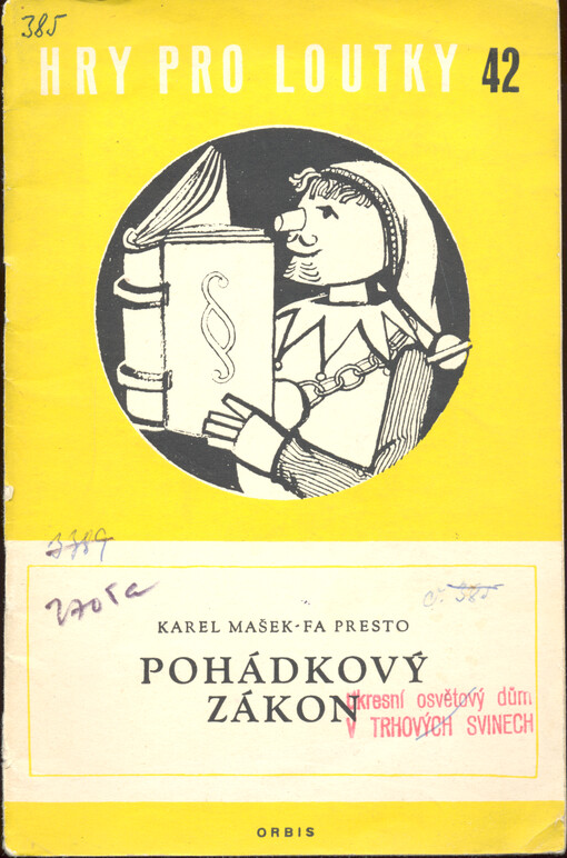 Pohádkový zákon : pohádka naruby ve čtyřech dějstvích