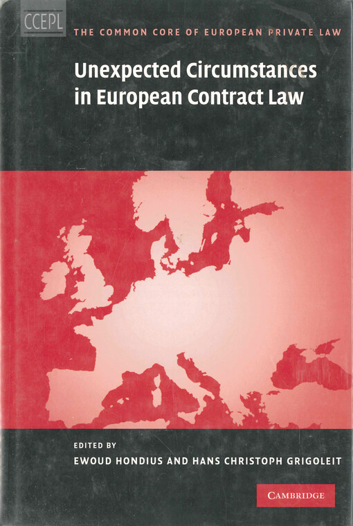 Unexpected circumstances in European contract law