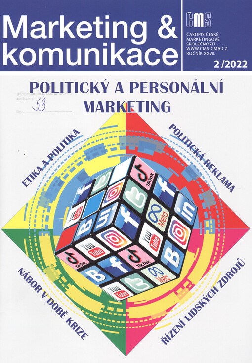 Marketing a komunikace : časopis České marketingové společnosti a České společnosti pro propagaci a public relations - MOSPRA