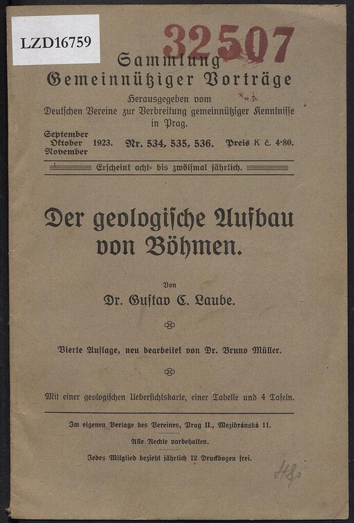 Der geologische Aufbau von Böhmen