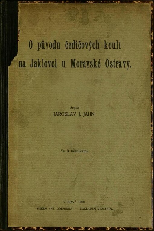O původu čedičových koulí na Jaklovci u Moravské Ostravy