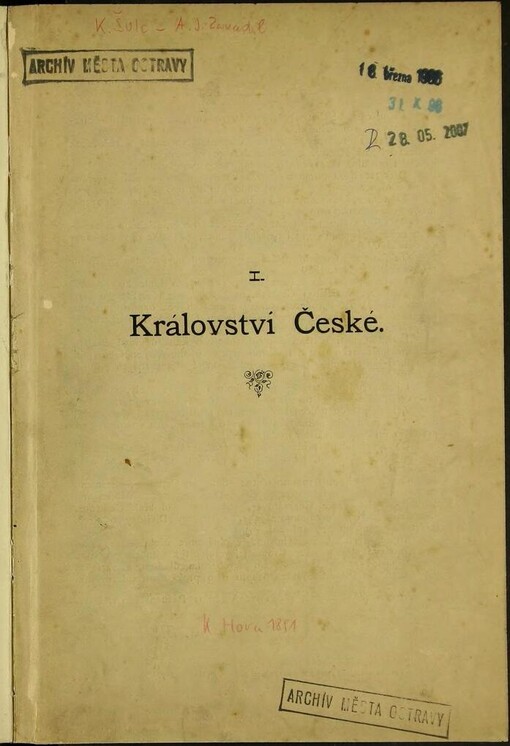 Obyvatelstvo měst a městeček v Čechách, na Moravě a ve Slezsku