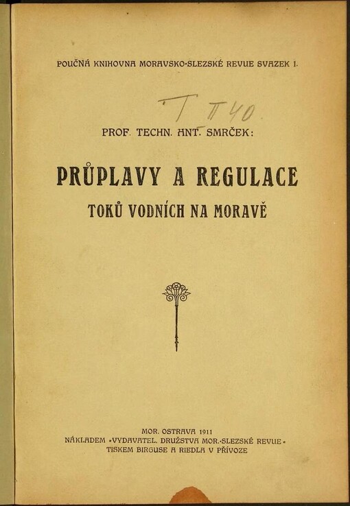 Průplavy a regulace toků vodních na Moravě
