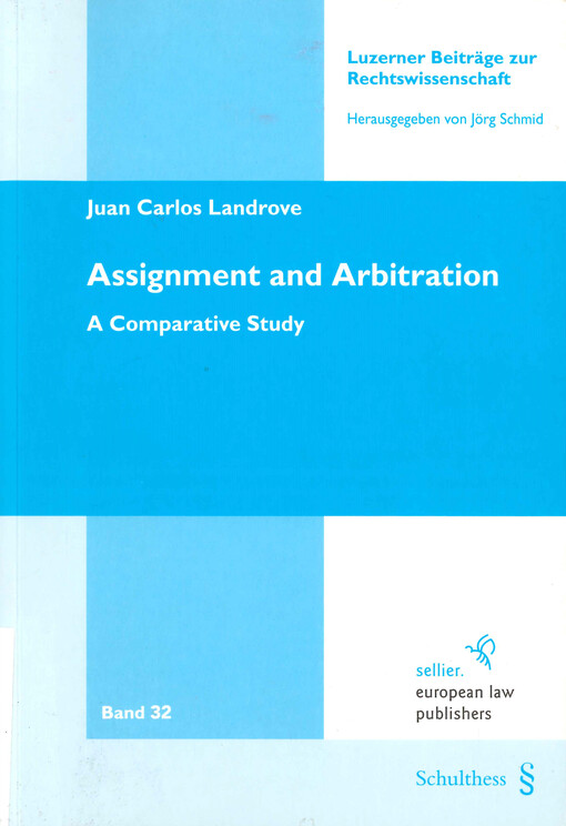 Assignment and arbitration : a comparative study