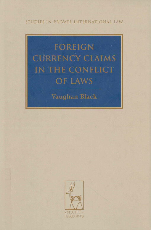 Foreign currency claims in the conflict of laws