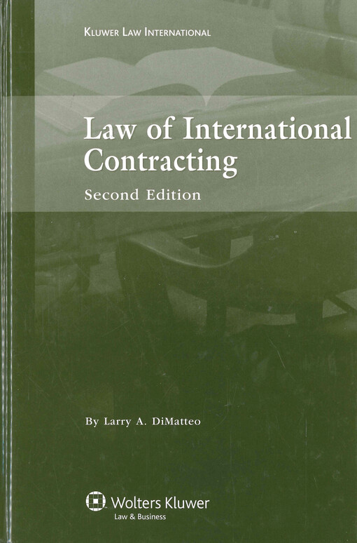 Law of international contracting