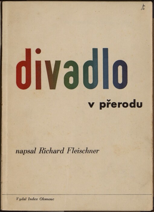 Divadlo v přerodu: studie k sociologii divadla