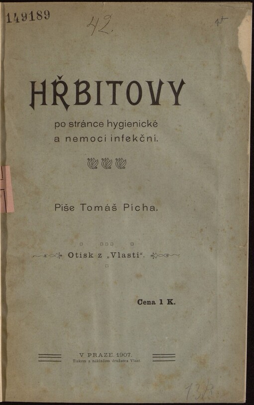 Hřbitovy po stránce hygienické a nemoci infekční