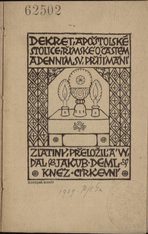 Dekret apoštolské stolice římské o častém a denním sv. přijímání