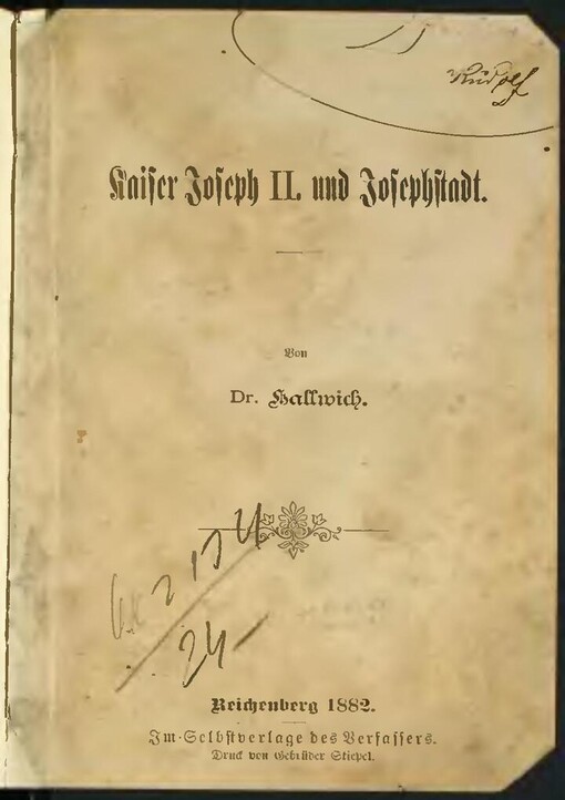 Kaiser Joseph II. und Josephstadt