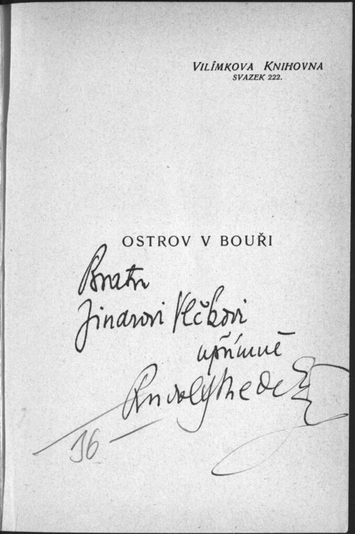 Ostrov v bouři :román z války