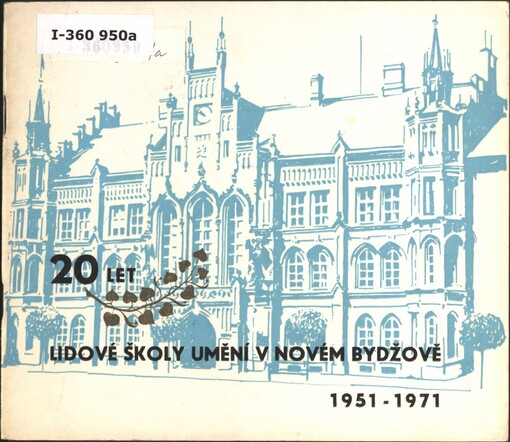 20 let Lidové školy umění v Novém Bydžově: 1951-1971