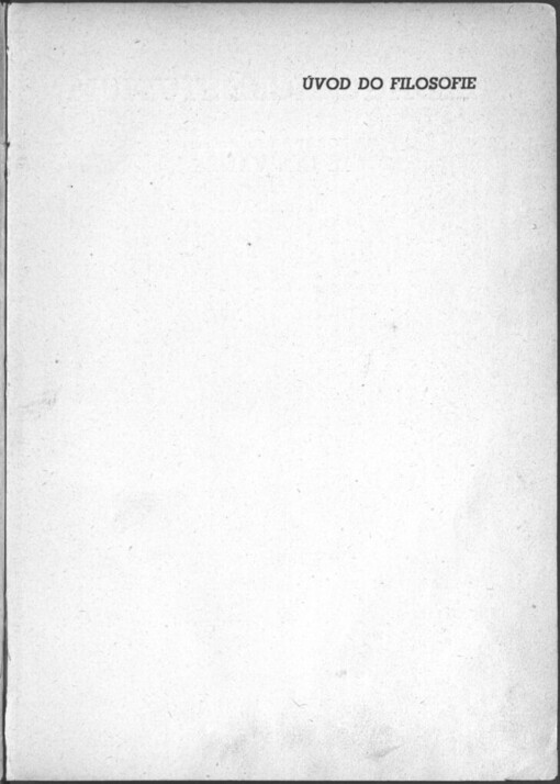Úvod do filosofie