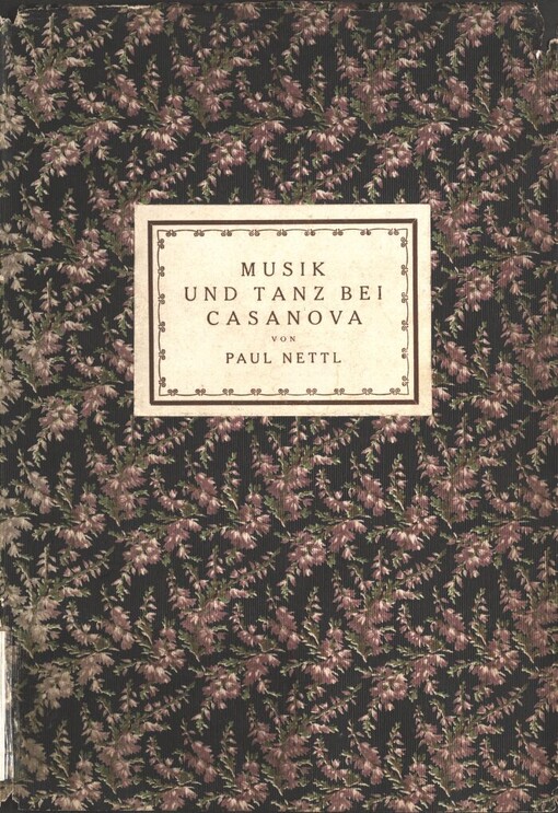 Musik und Tanz bei Casanova