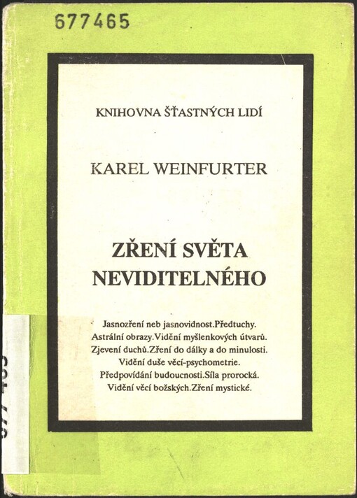 Zření světa neviditelného