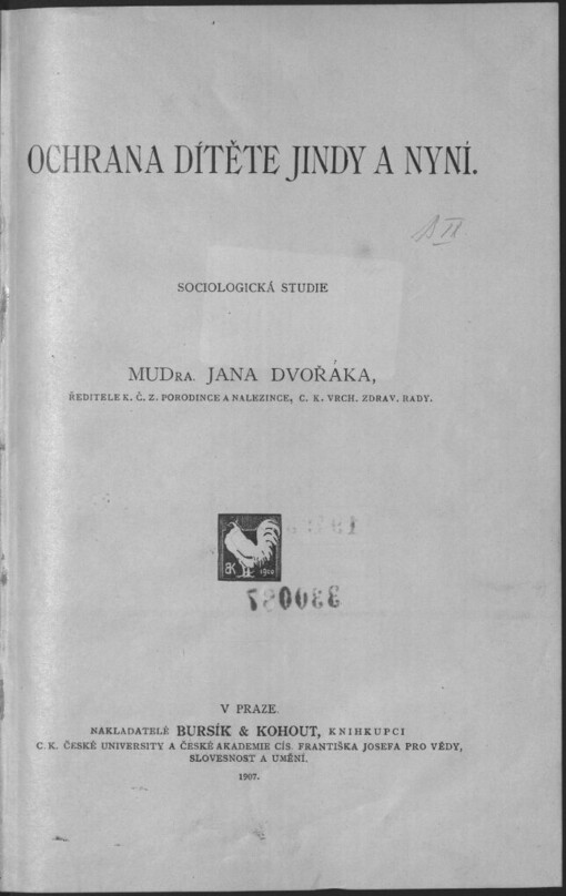 Ochrana dítěte jindy a nyní