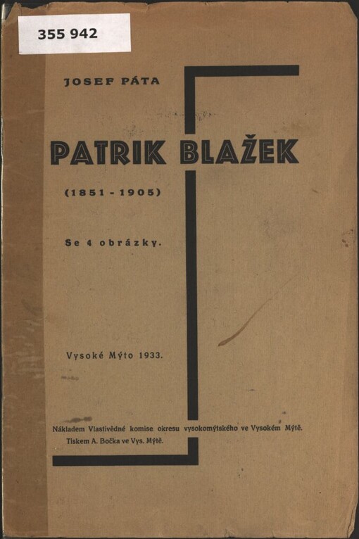 Patrik Blažek: (1851-1905)