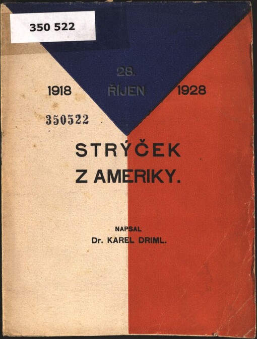 Strýček z Ameriky: hra o třech dějstvích pro 4 chlapce