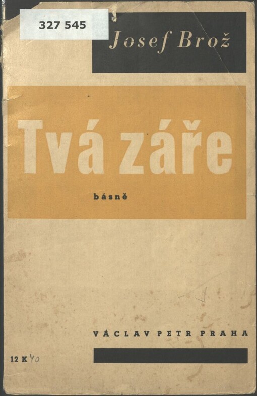 Tvá záře: básně