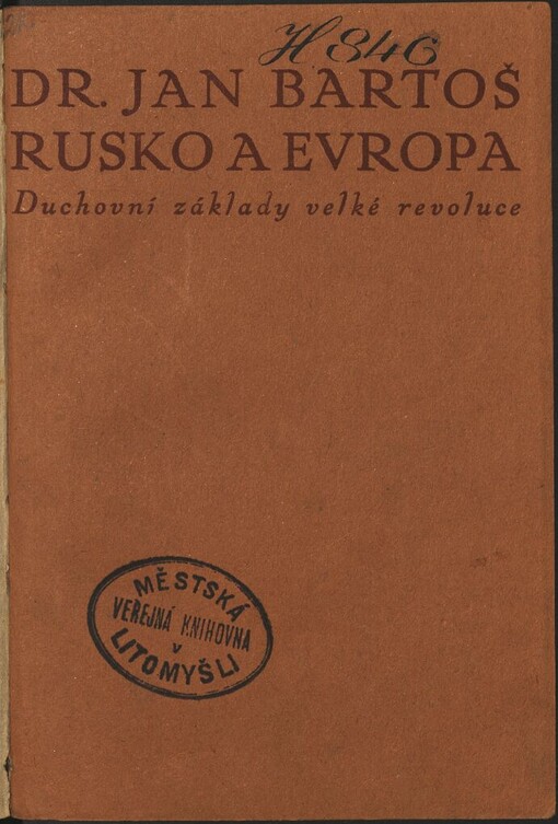 Rusko a Evropa: duchovní základy velké revoluce