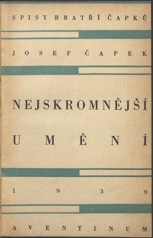 Nejskromnější umění