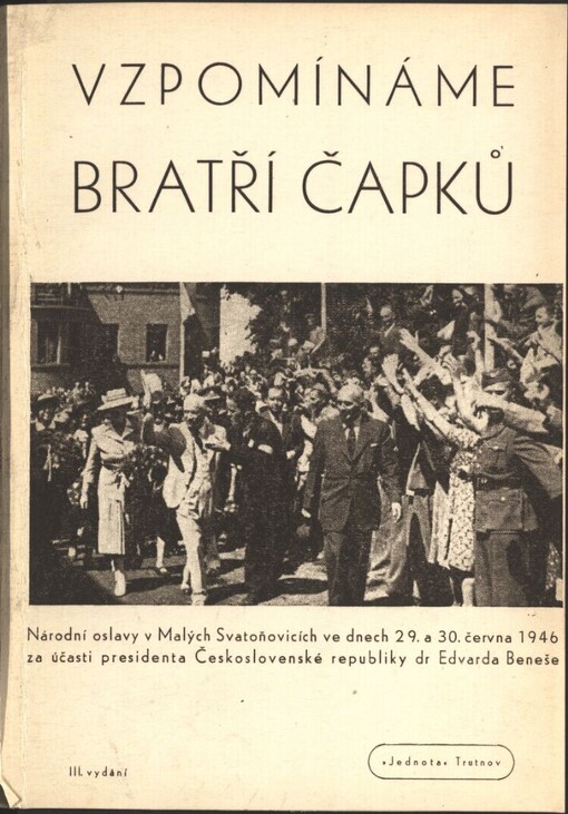 Vzpomínáme bratří Čapků