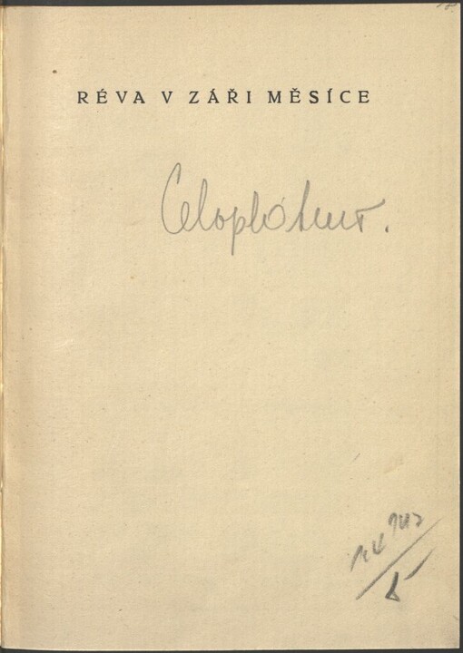 Réva v záři měsíce